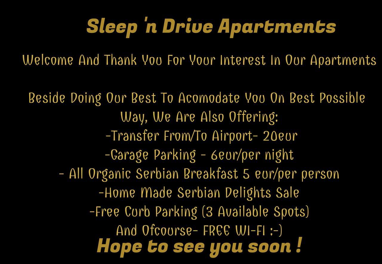 Apartment Sleep'N Drive Belgrado Esterno foto